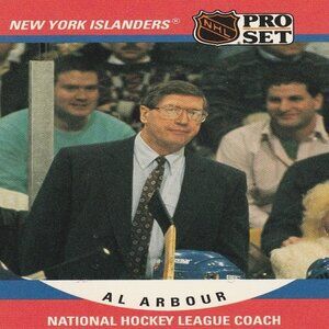 Al Arbour - 1990 Pro Set Hockey Card